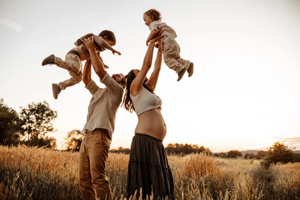 Familien Shooting - Outdoor Fotografie in Schamberg